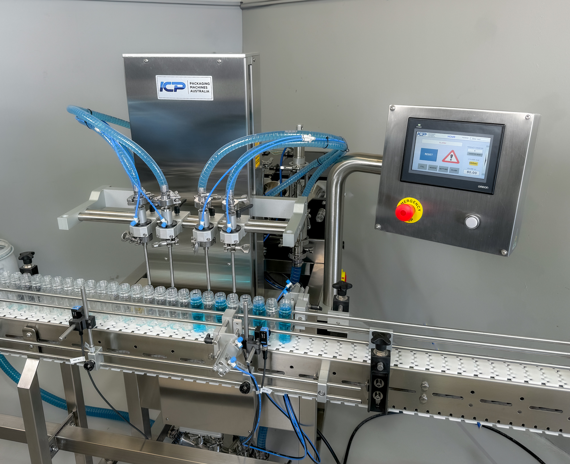 ICP-M4SA 4 Head Servo Filler 12.5ml – 1.3 litre - Image 2