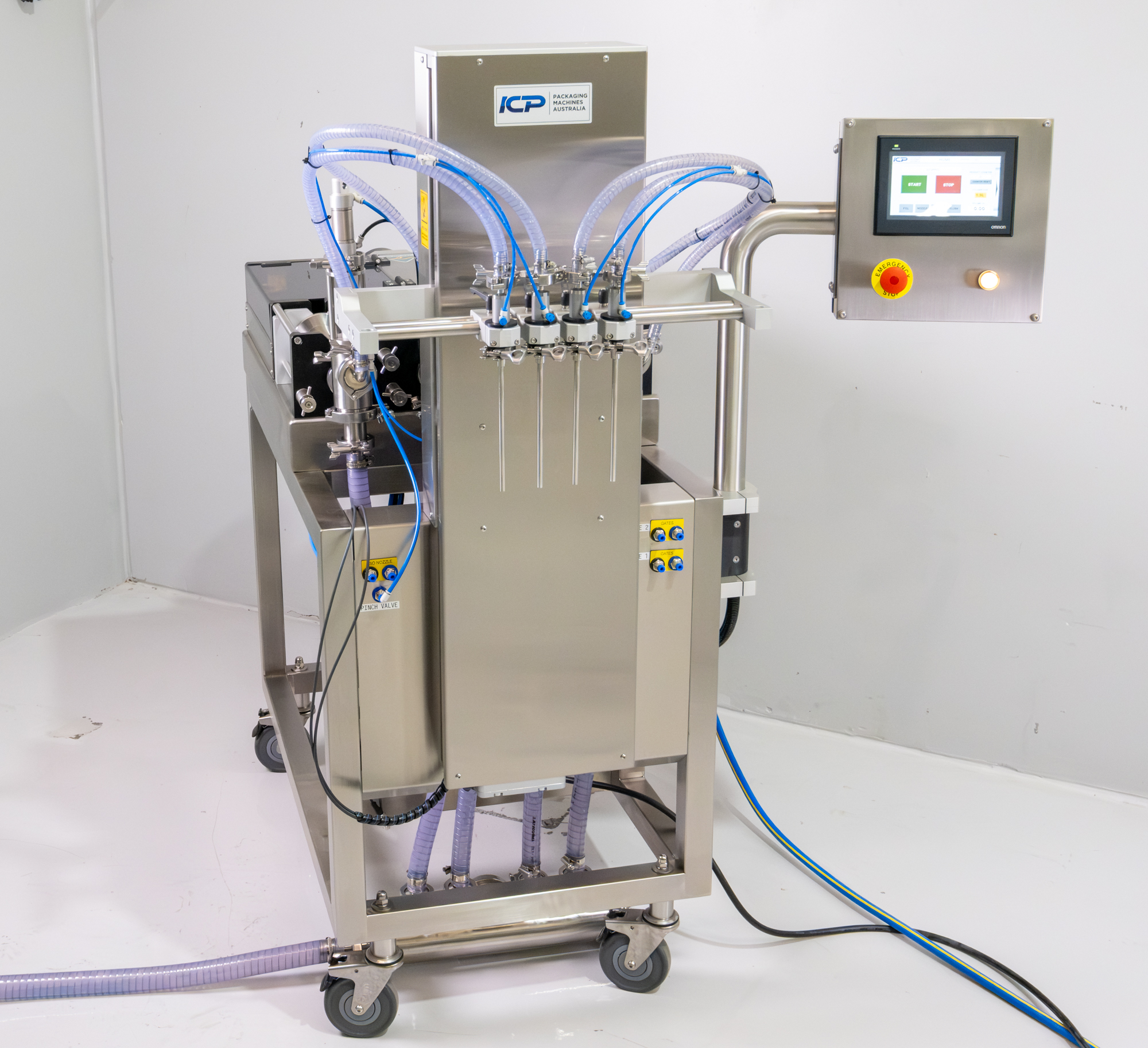 ICP-M4SA 4 Head Servo Filler 12.5ml – 1.3 litre